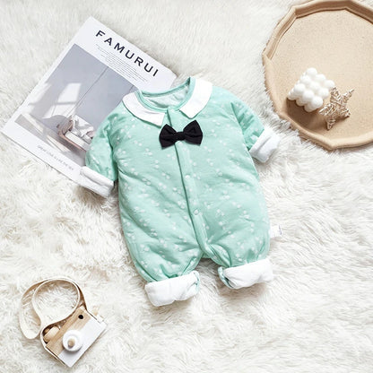 Newborns Winter Thermal Jumpsuits