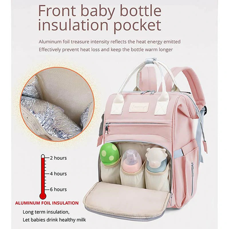 Large Capacity Diaper Backpack