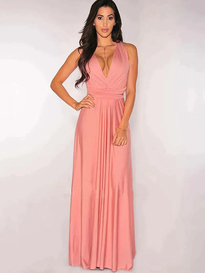 LIGHT PURPLE SEXY MAXI DRESS