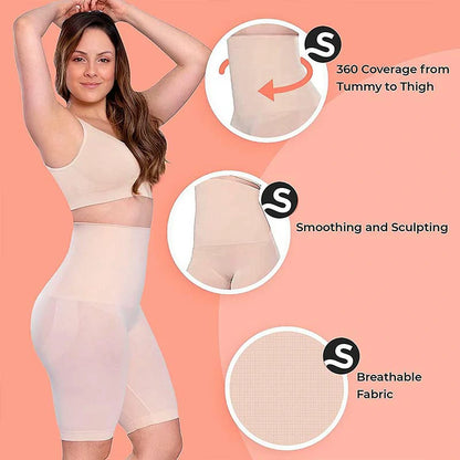 High Waisted Body Shaper Shorts For Women