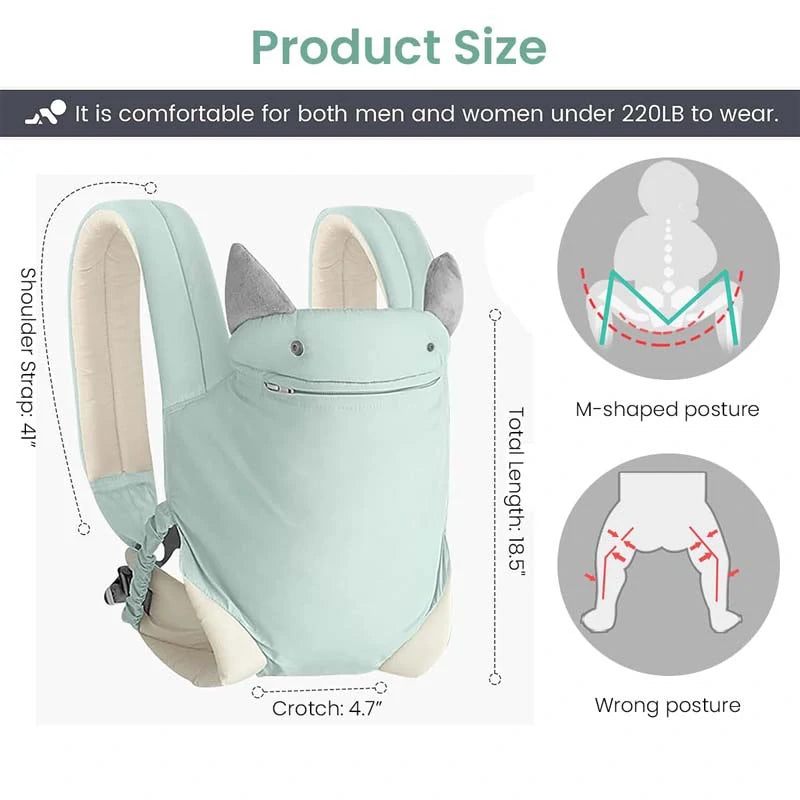 4-in-1 Lightweight Baby Carrier - Ergonomic