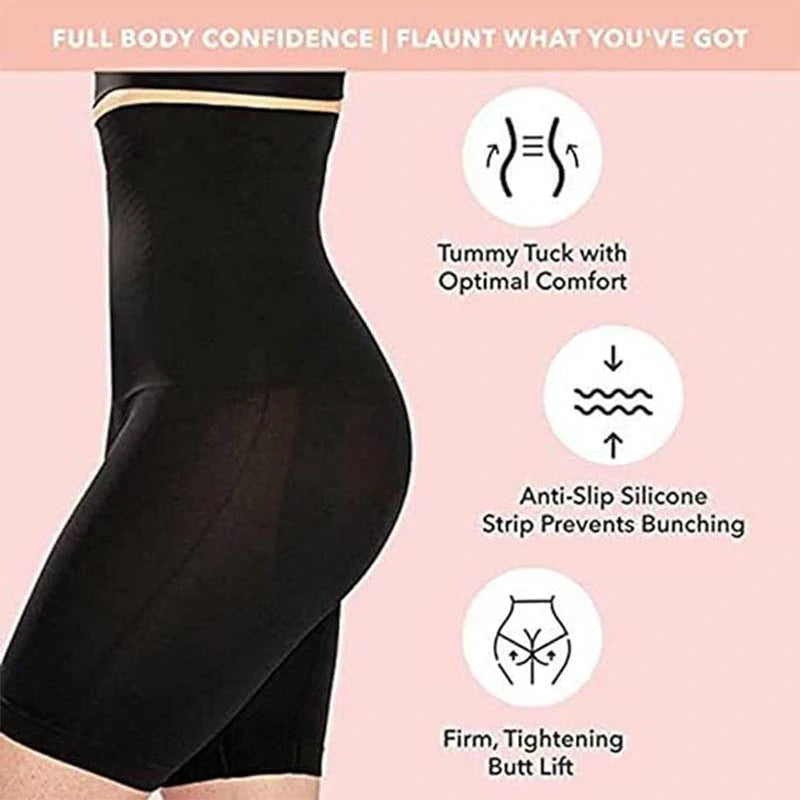 High Waisted Body Shaper Shorts For Women