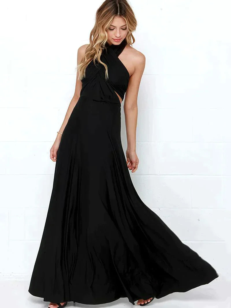 BLACK SEXY MAXI DRESS