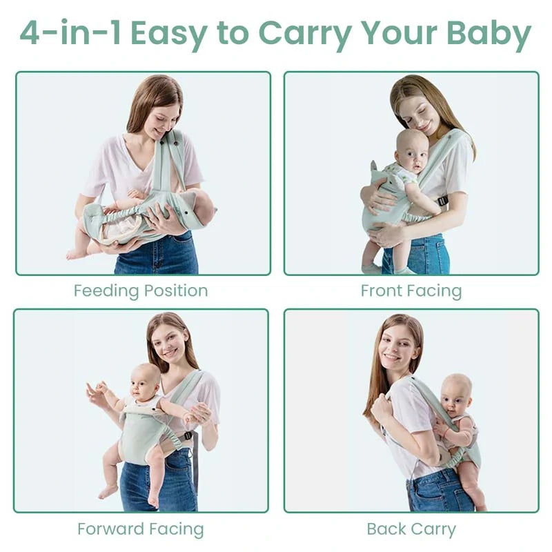 4-in-1 Lightweight Baby Carrier - Ergonomic