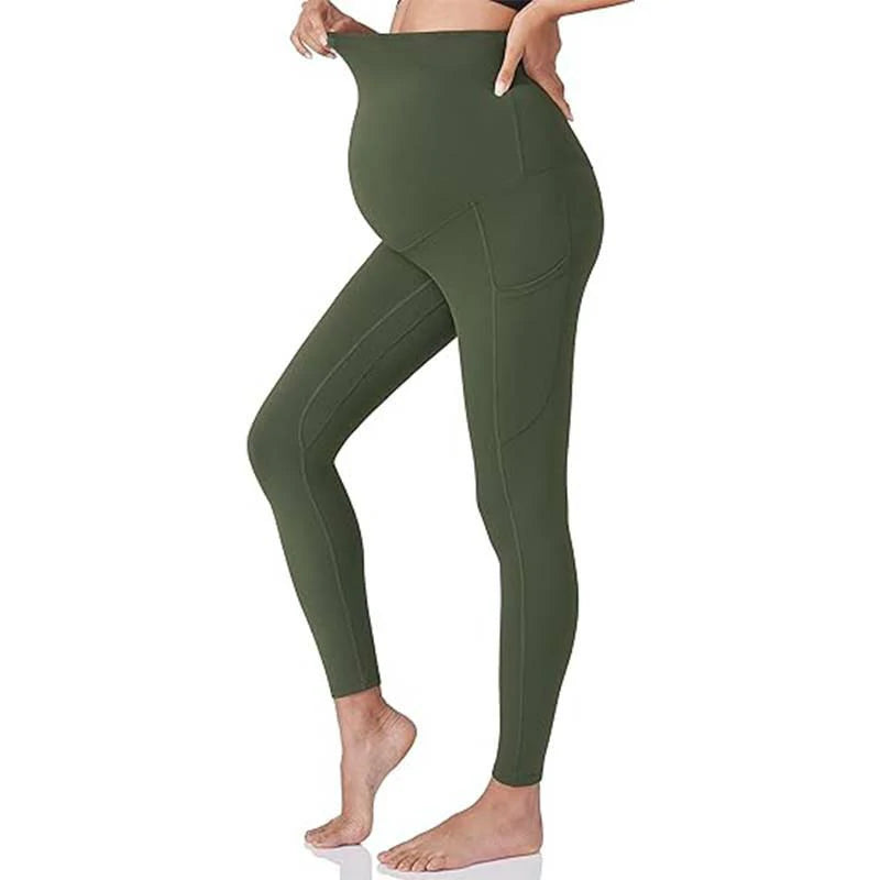 Women's Maternity Workout Leggings Over