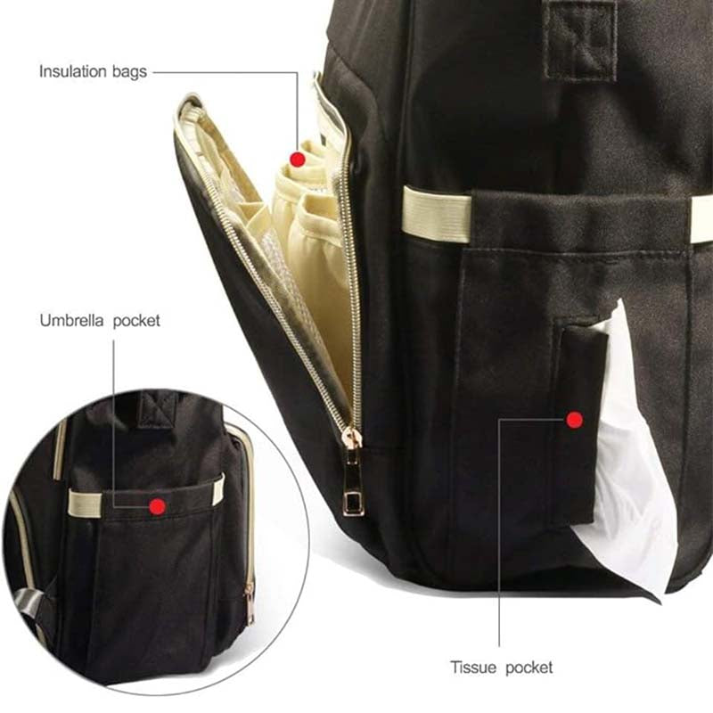 Large Capacity Diaper Bag Backpack