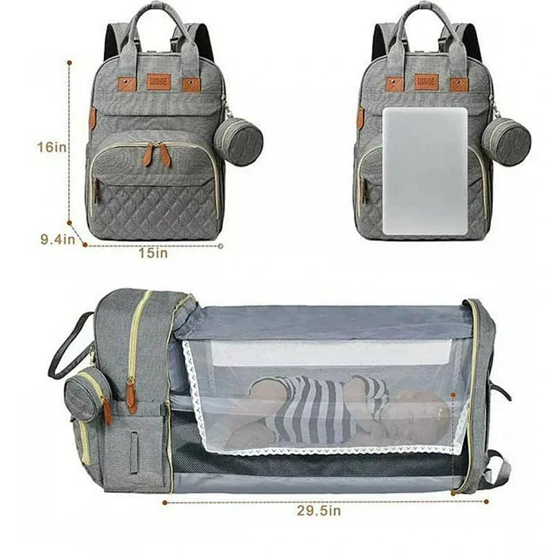 Large Capacity Multifunctional Baby Diaper Backpack