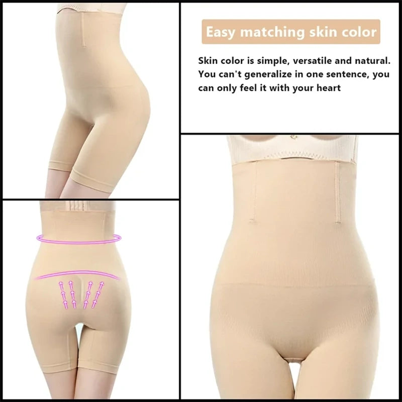 High Waisted Body Shaping Boxer Briefs