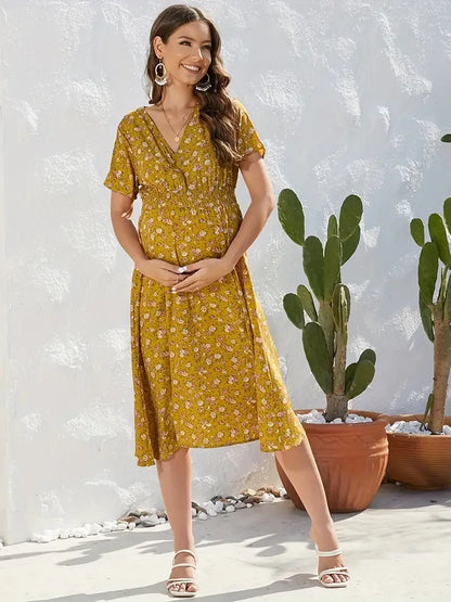 MATERNITY COMFORTABLE CASUAL DRESS