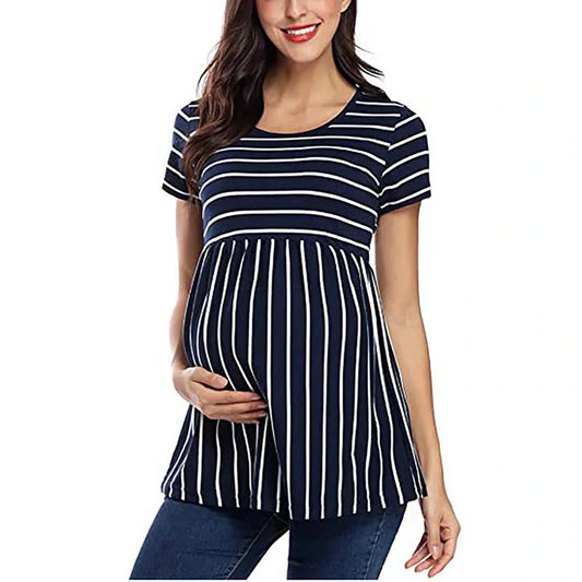 O-NECK T-SHIRT MATERNITY TOPS