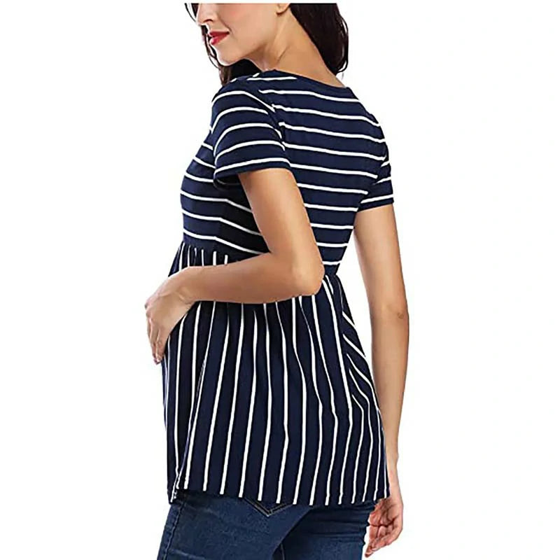 O-NECK T-SHIRT MATERNITY TOPS