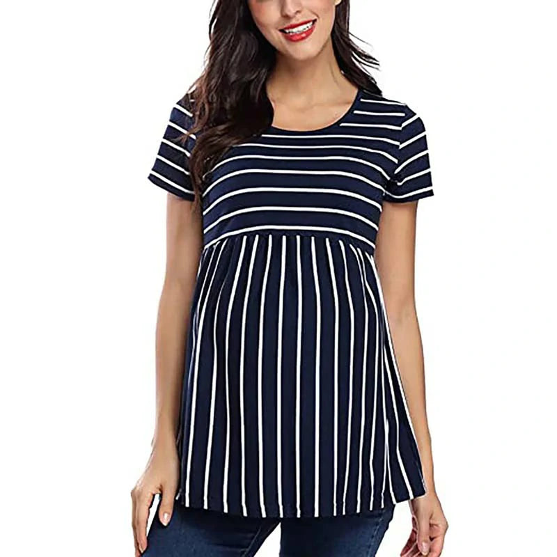 O-NECK T-SHIRT MATERNITY TOPS