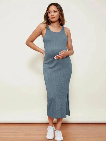 MATERNITY KNITTED LONG DRESS