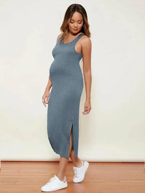 MATERNITY KNITTED LONG DRESS