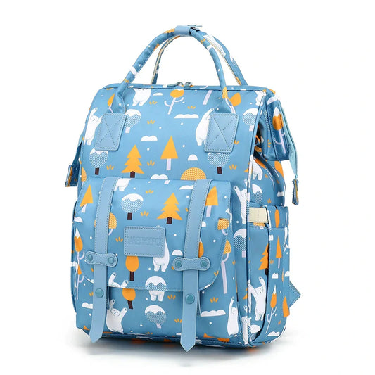 Blue Travel Backpack Baby Diaper Bag