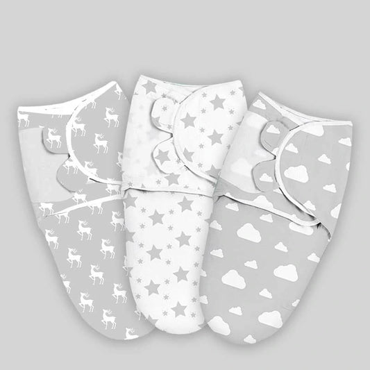 3-Pack Baby Swaddle Wrap Sleep Sacks