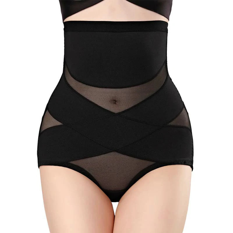 High Waisted Cross Hip Shapewear