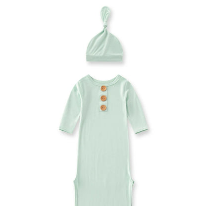 Bamboo Fiber Viscose Baby Pajamas + Hat