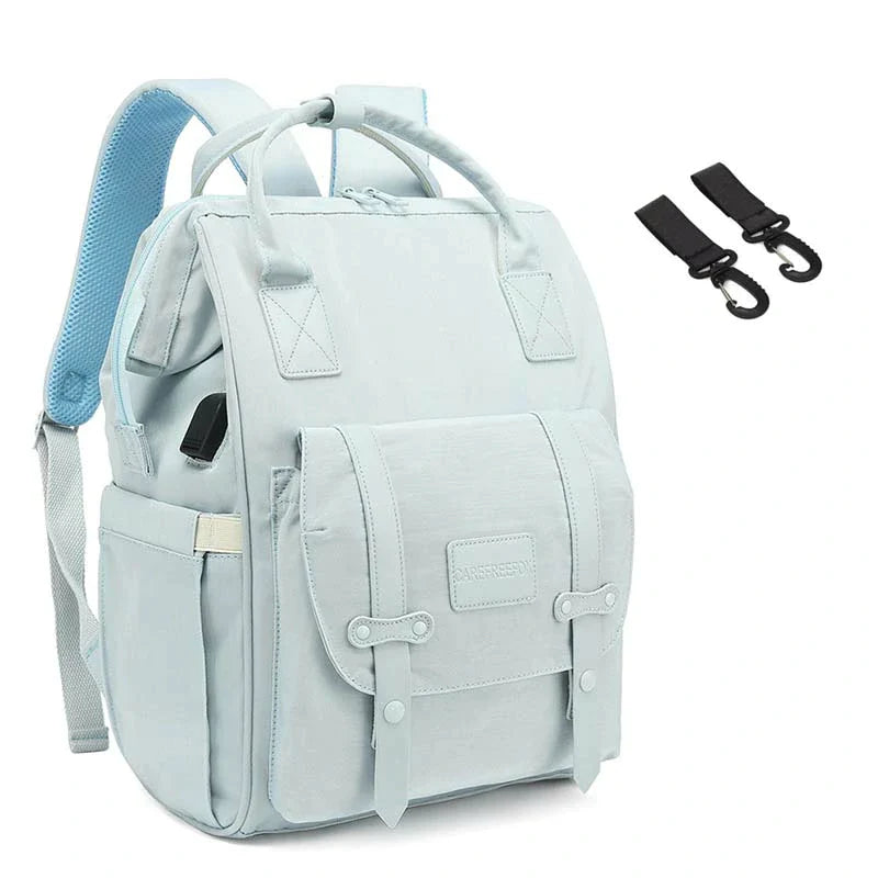 Blue Travel Backpack Baby Diaper Bag