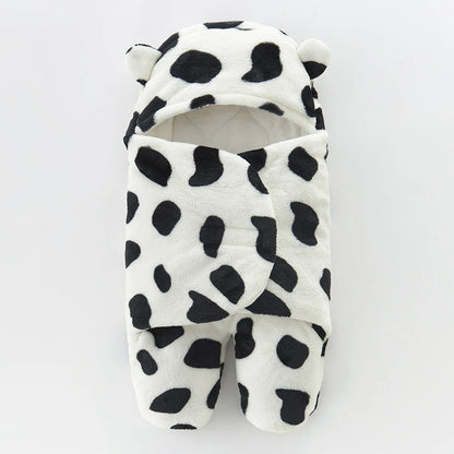 Infant Cartoon Flannel Swaddle Wrap