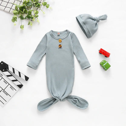 Newborn Knotted Gowns Sleeping Bag