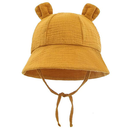 Baby Sun Hat- with Cute Bear Ears