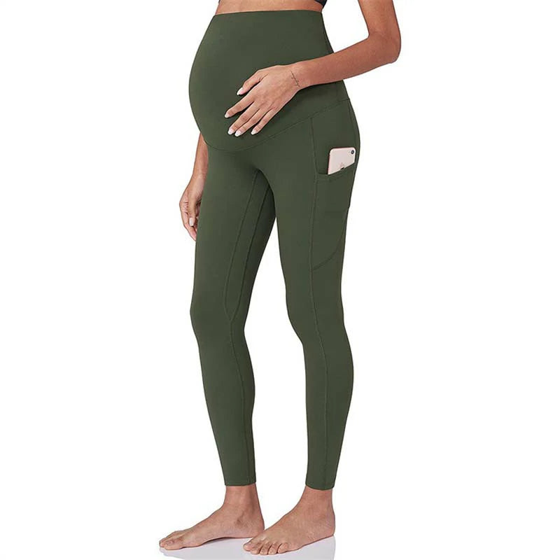 Women's Maternity Workout Leggings Over