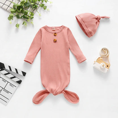 Newborn Knotted Gowns Sleeping Bag