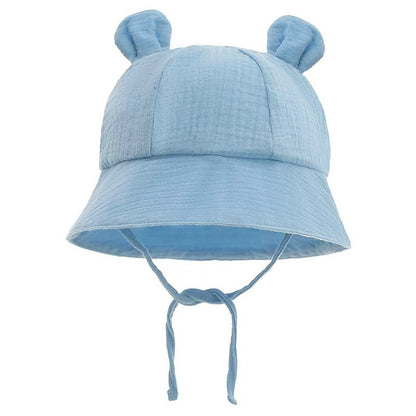 Baby Sun Hat- with Cute Bear Ears