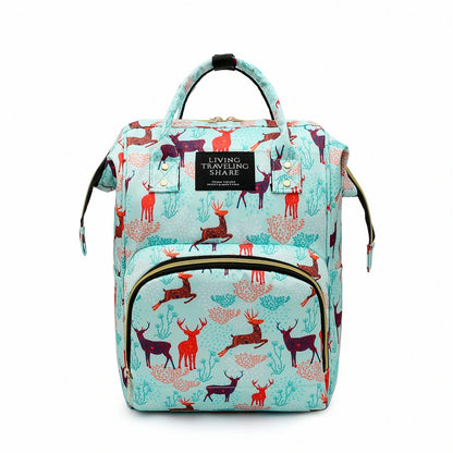 Cow Print Diaper Backpack