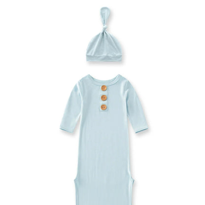 Bamboo Fiber Viscose Baby Pajamas + Hat