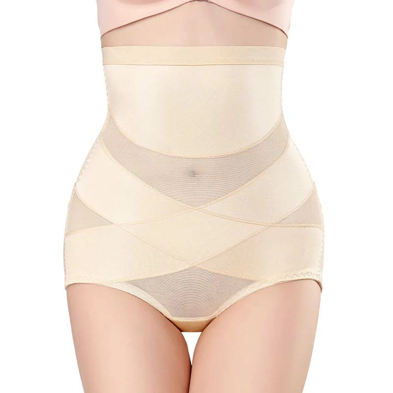 High Waisted Cross Hip Shapewear