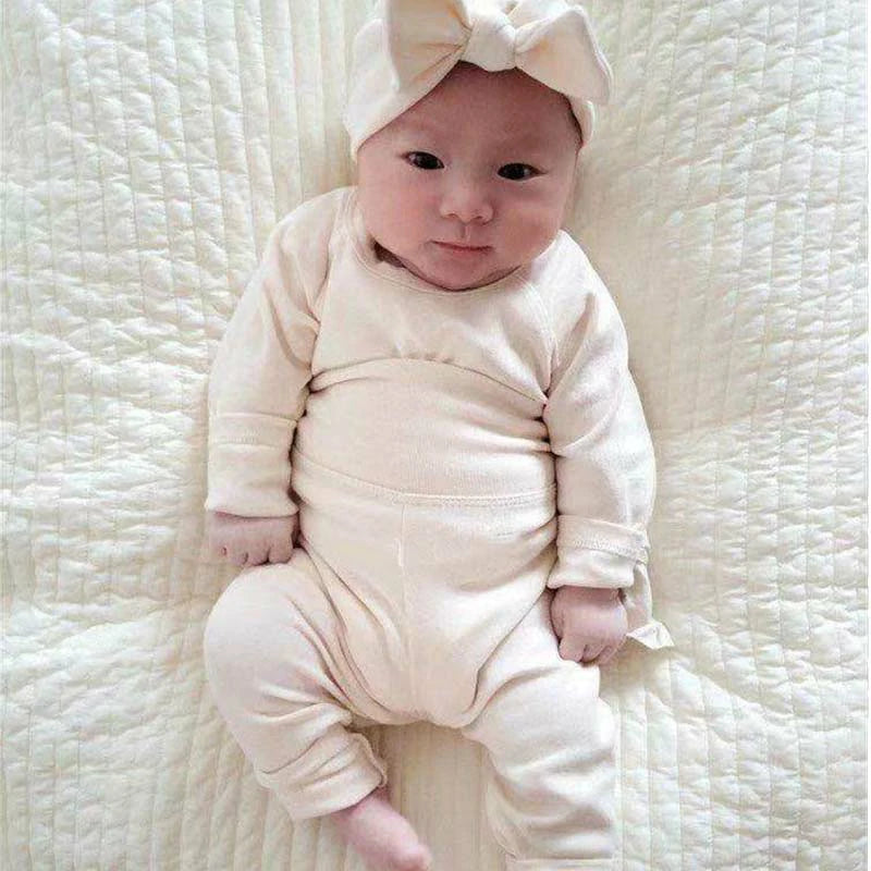 Baby top + pants + hat three-piece set