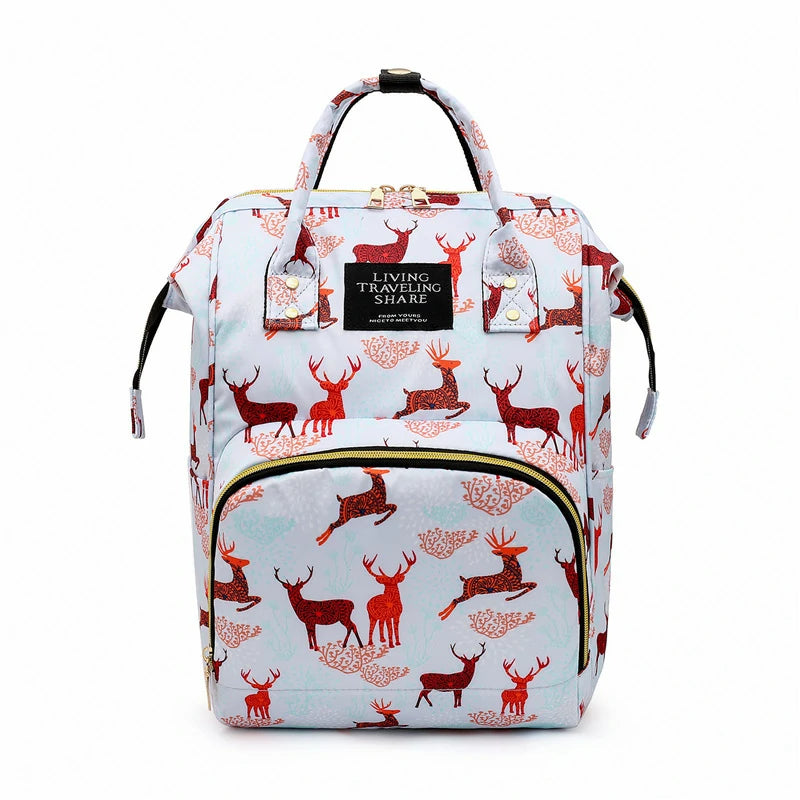 Cow Print Diaper Backpack