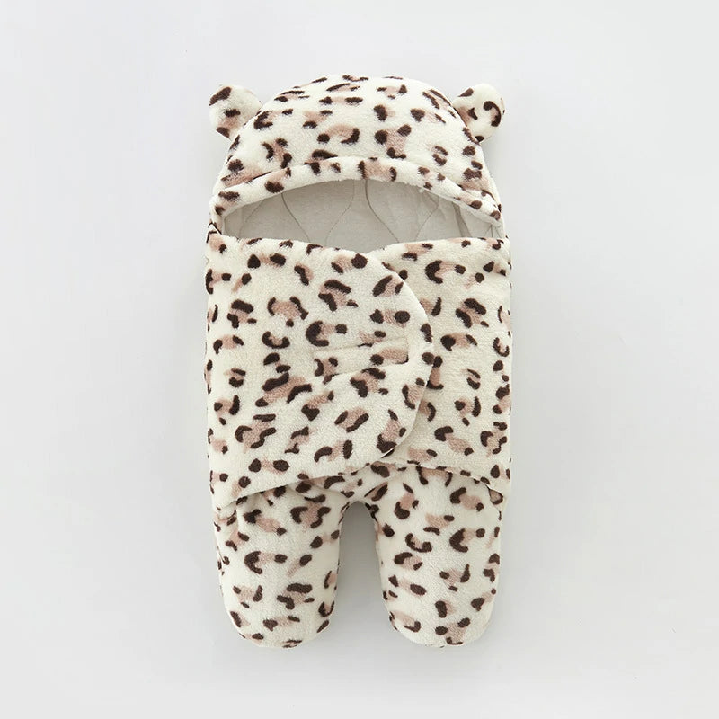 Infant Cartoon Flannel Swaddle Wrap