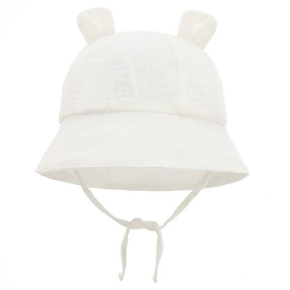 Baby Sun Hat- with Cute Bear Ears