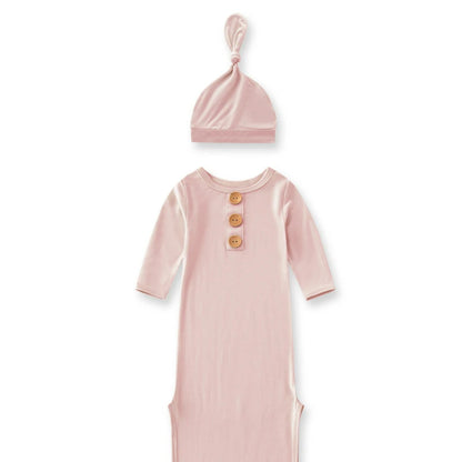 Bamboo Fiber Viscose Baby Pajamas + Hat