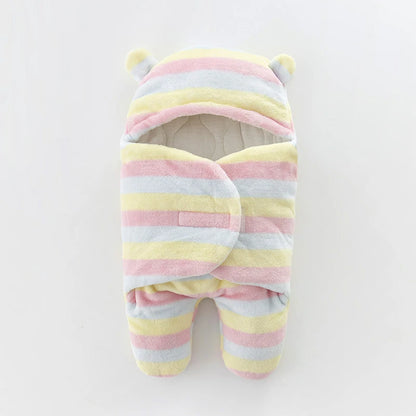 Infant Cartoon Flannel Swaddle Wrap