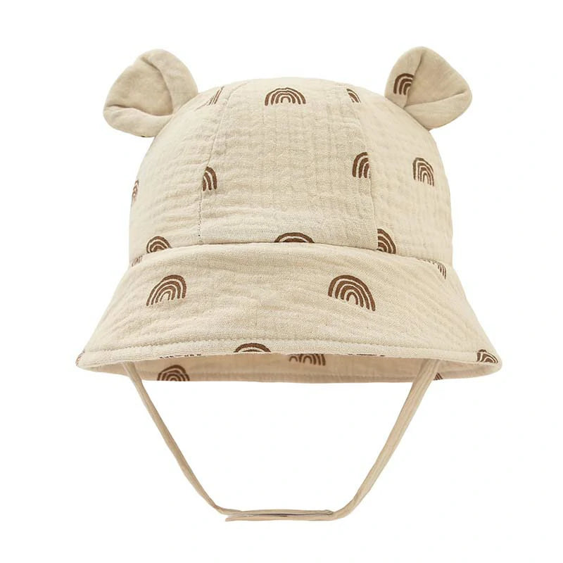 Baby Sun Hat- with Cute Bear Ears