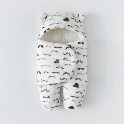 Infant Cartoon Flannel Swaddle Wrap