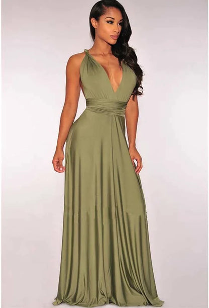 SKIN STARCH SEXY MAXI DRESS