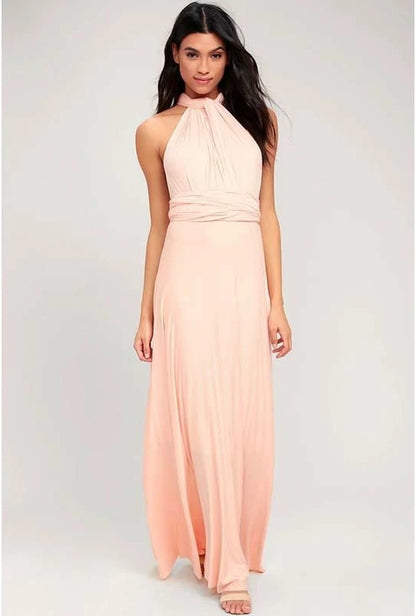 LOTUS ROOT STARCH SEXY MAXI DRESS