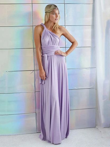 LIGHT PURPLE SEXY MAXI DRESS