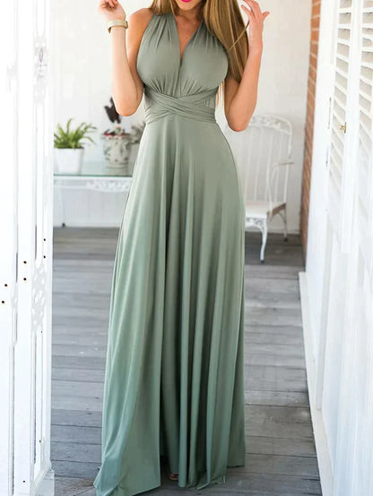 LIGHT PURPLE SEXY MAXI DRESS