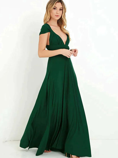 GREEN SEXY MAXI DRESS